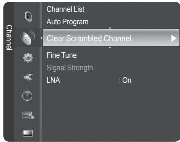 SAMSUNG HL-T7288W - Clearing Scrambled Channels - Digital - 1