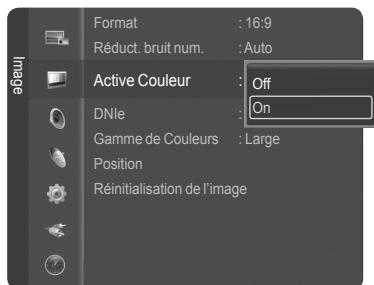 SAMSUNG HL-T7288W - Réglage de la couleur active - 2