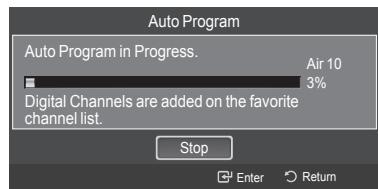 SAMSUNG HL-T7288W - Storing Channels in Memory (Automatic Method) - 5
