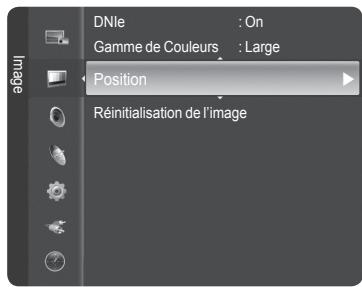 SAMSUNG HL-T7288W - Réglage de la position de l'écran - 1