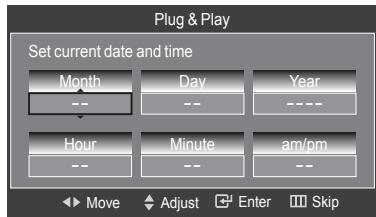 SAMSUNG HL-T7288W - Setting the Clock Automatically - 3