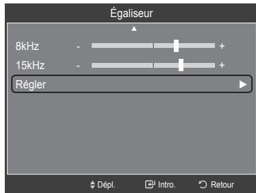SAMSUNG HL-T7288W - Rétablir les réglages par défaut de l'égaliseur - 2