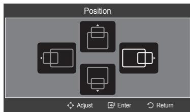 SAMSUNG HL-T7288W - Changing the Screen Position - 2