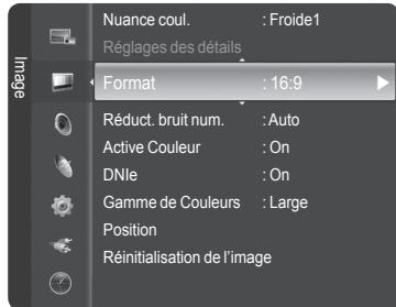 SAMSUNG HL-T7288W - Modification du format de l'image - 1