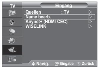 SAMSUNG LE-52F96BD - Verwendend des WISELINK-Menüs - 2