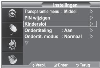 SAMSUNG LE-52F96BD - U kunt de transparantie van het menu instellen. - 2