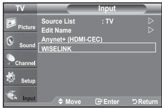 SAMSUNG LE-52F96BD - Uporaba WISELINKomensa - 2