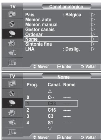 SAMSUNG LE-52F96BD - Atribuir nomes a canais - 1
