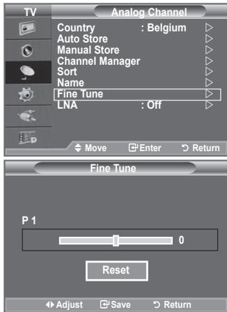 SAMSUNG LE-52F96BD - Fine Tuning Channel Reception - 1