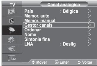 SAMSUNG LE-52F96BD - Adicionar/Bloquear canais - 1
