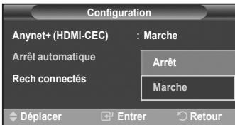 SAMSUNG LE-52F96BD - Extinction automatique d'un appareil Anynet+ lorsque le téléviseur est mis hors tension - 1
