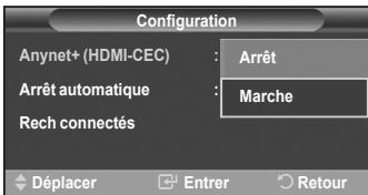 SAMSUNG LE-52F96BD - Utilisation de la fonction Anynet+ - 2
