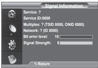 SAMSUNG LE-52F96BD - You can get information about the signal status. - 1