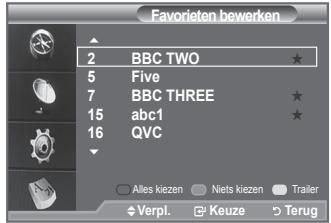 SAMSUNG LE-52F96BD - U kunt deze functie wanner u een of meer voorkeurkanalen hebt geseleeteerd. - 6