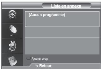 SAMSUNG LE-52F96BD - Utilisation de la liste réglée - 1