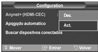 SAMSUNG LE-52F96BD - Apagado automatico de un dispositivo Anynet+ cuando el televator está apagado - 2