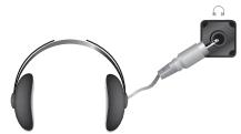 SAMSUNG LE-52F96BD - Collegamento delle cuffie - 1