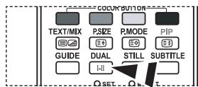 SAMSUNG LE-52F96BD - De geluidsmodus selecteren - 1