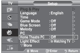 SAMSUNG LE-52F96BD - Nastavitev PC-ja za domači kino - 1