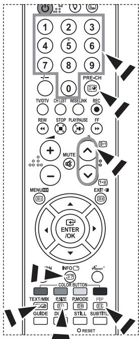 SAMSUNG LE-52F96BD - Druk op de cijfertoetsen en ENTER/OK op de afstandsbediening om het paginanummer direct op te vragen: - 1