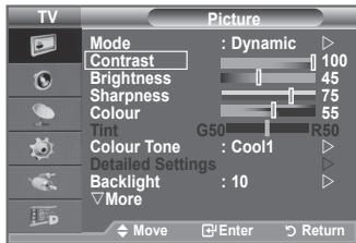 SAMSUNG LE-52F96BD - Prilagoditev slike po meri - 1