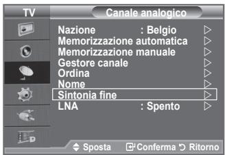 SAMSUNG LE-52F96BD - Sintonia fine dei canali - 1