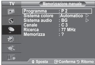 SAMSUNG LE-52F96BD - Memorizzazione automatica dei canali - 2