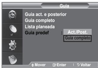 SAMSUNG LE-52F96BD - Pode predefinir o estilo do guia. - 1