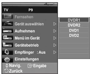 SAMSUNG LE-52F96BD - Suchen von Anynet+-Geräten und Umschalten zwischen diesen Geräten - 1
