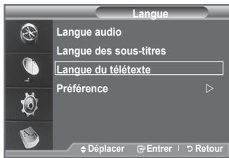 SAMSUNG LE-52F96BD - Affiche les informations relatives à la langue pour le flot d'entrée. - 3