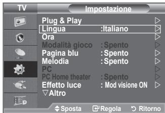 SAMSUNG LE-52F96BD - Scelta della lingua - 1