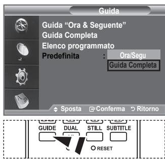 SAMSUNG LE-52F96BD - Impostazione della guida Predefinita - 1