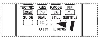 SAMSUNG LE-52F96BD - Het beeld stilzetten - 1