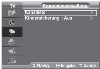 SAMSUNG LE-52F96BD - Sender hinzufugen/sperren - 2