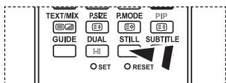 SAMSUNG LE-52F96BD - Fixar a imagem actual - 1