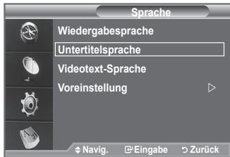 SAMSUNG LE-52F96BD - Zeigt die Sprachinformationen für den eingehenden Audiostrom an. - 2
