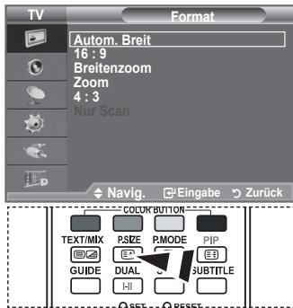 SAMSUNG LE-52F96BD - Auswahlen des Bildschirmmodus - 2