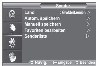 SAMSUNG LE-52F96BD - Vorschau des DTV-Menusystems - 3