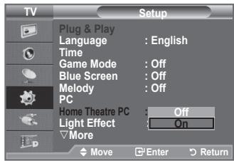 SAMSUNG LE-52F96BD - Setting the Home Theatre PC - 2