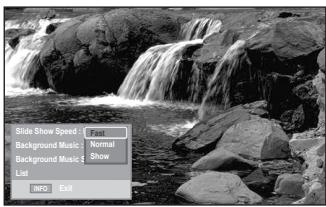 SAMSUNG LE-52F96BD - Slide Show Speed: - 1