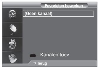 SAMSUNG LE-52F96BD - U kunt deze functie wanner u een of meer voorkeurkanalen hebt geseleeteerd. - 1