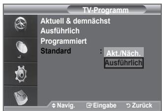 SAMSUNG LE-52F96BD - Einstellen des Standardführers - 1