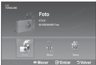 SAMSUNG LE-52F96BD - Utilización de la lista PHOTO (JPEG) - 1