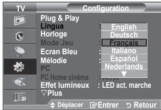 SAMSUNG LE-52F96BD - Choix de la langue - 2