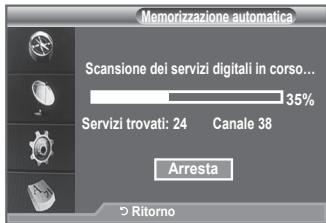 SAMSUNG LE-52F96BD - Aggiornamento automatico dell'elenco dei canali - 2
