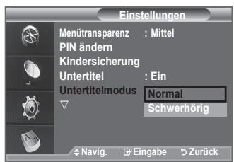 SAMSUNG LE-52F96BD - Festlegendes Untertitelmodus - 1