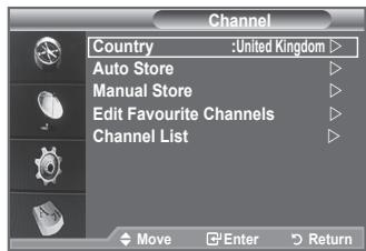 SAMSUNG LE-52F96BD - Updating the Channel List Automatically - 1