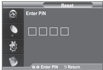 SAMSUNG LE-52F96BD - You can reset the values stored to the factory default values. - 1