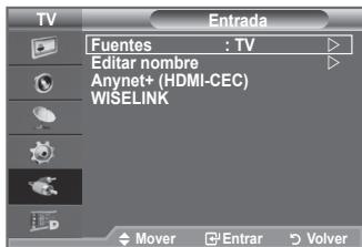 SAMSUNG LE-52F96BD - Puede elegir entre varias fuentes externas conectadas a las tomas de entrada del televisor. - 1