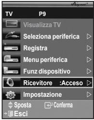 SAMSUNG LE-52F96BD - É possibl esacoltare l'audio tramite un ricevitore anziché dagli altoparlanti del tevisore. - 1